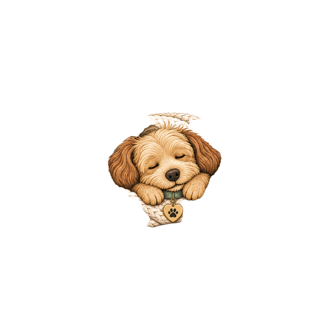 SORRY I'M LATE MY DOG LOOKED COZY