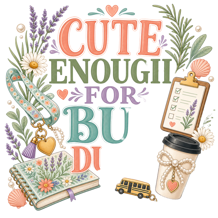 CUTE ENOUGH FOR BUS DUTY — Garden Sketch Tee
