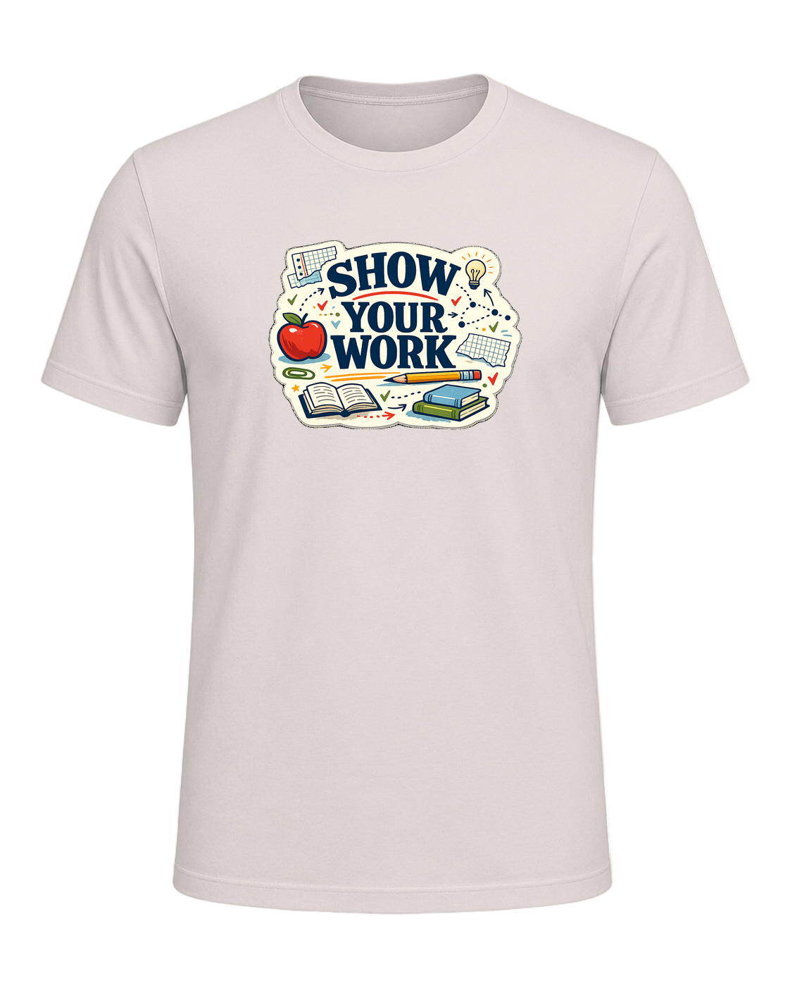 Show Your Work Tee — Heather Dust