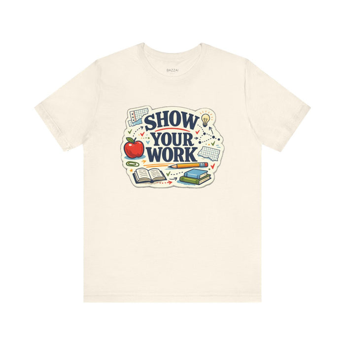 Teacher Life T-Shirt — Show Your Work