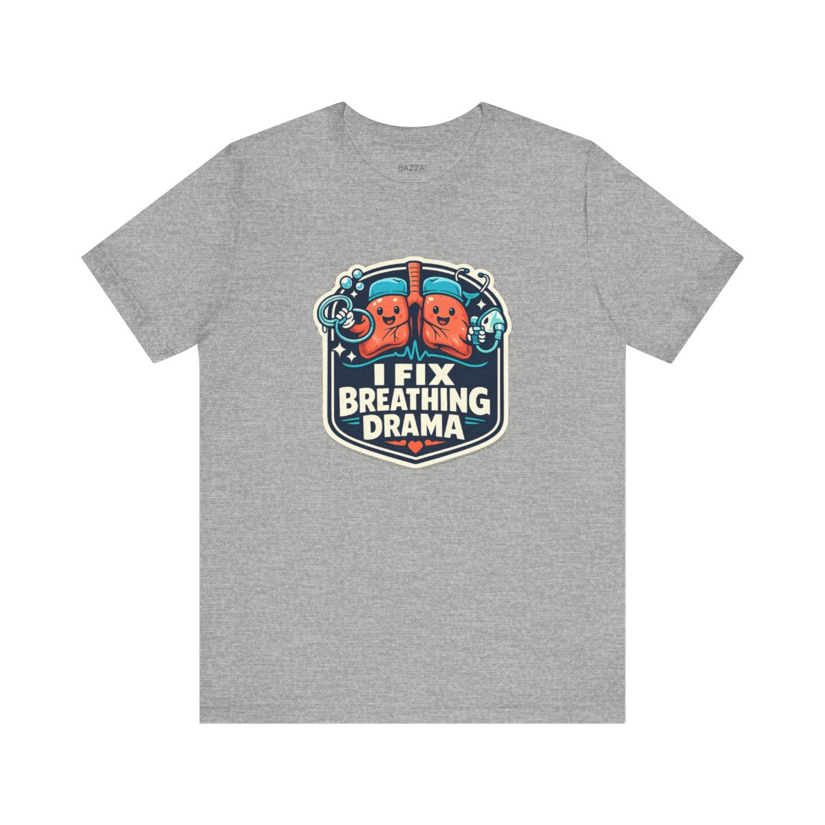 Respiratory Therapist Gift T-Shirt — I Fix Breathing Drama — t-shirt design by Hank