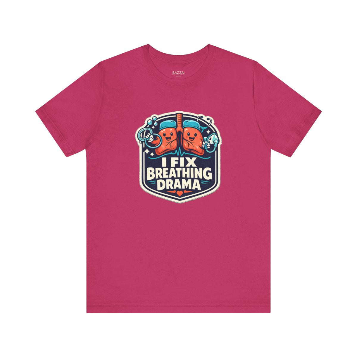 Respiratory Therapist Gift T-Shirt — I Fix Breathing Drama — t-shirt design by Hank