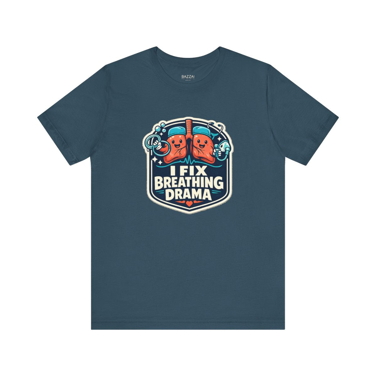 Respiratory Therapist Gift T-Shirt — I Fix Breathing Drama — t-shirt design by Hank
