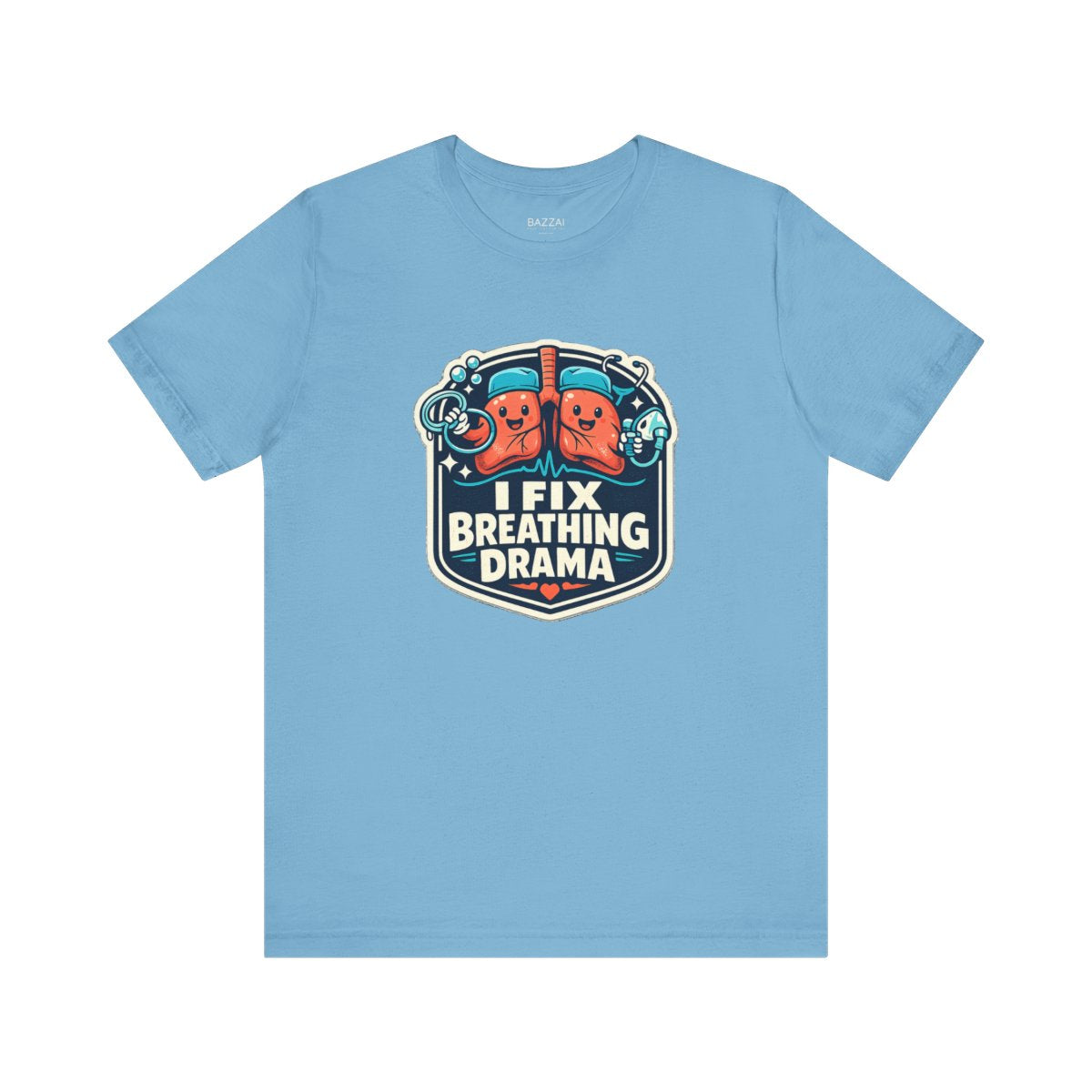 Respiratory Therapist Gift T-Shirt — I Fix Breathing Drama — t-shirt design by Hank