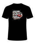 CLEAR TO CLOSE OR CLEAR THE ROOM — Black