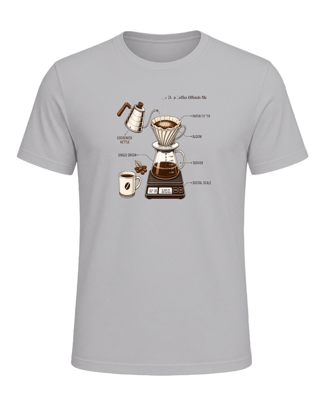 Coffee Snob — Athletic Heather