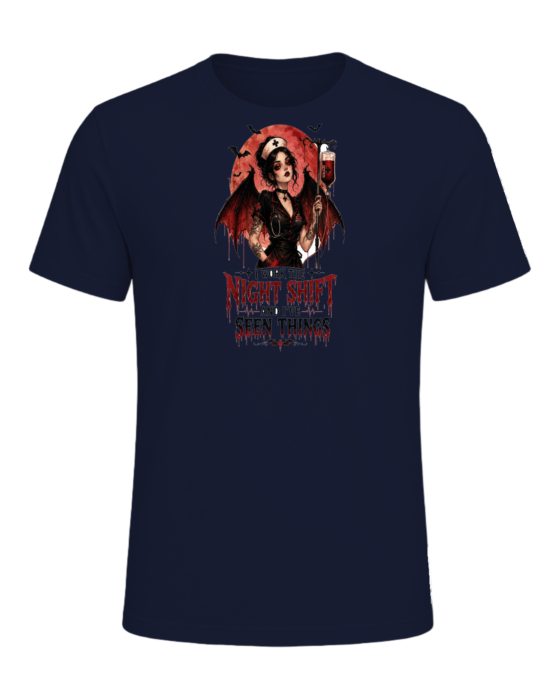 Nurse Night Shift Spooky — Navy