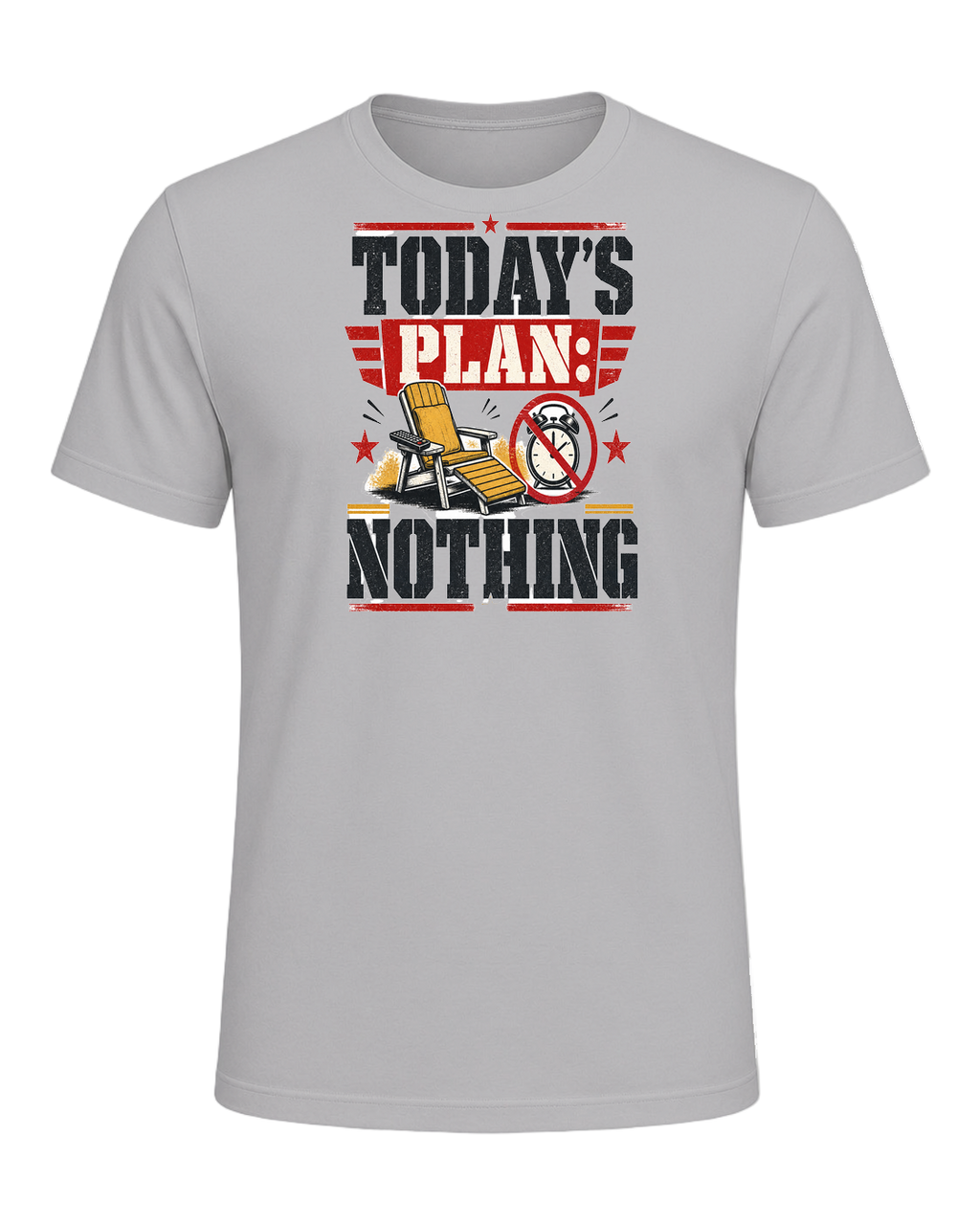 TODAY'S PLAN: NOTHING — Athletic Heather