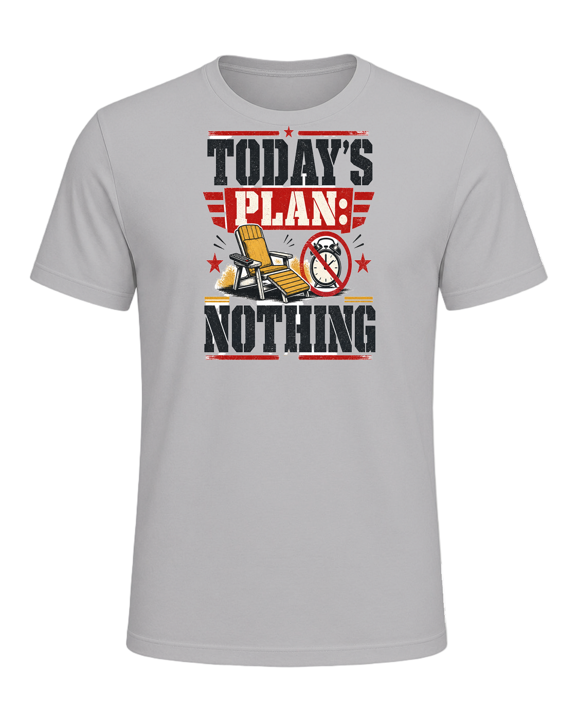 TODAY'S PLAN: NOTHING — Athletic Heather