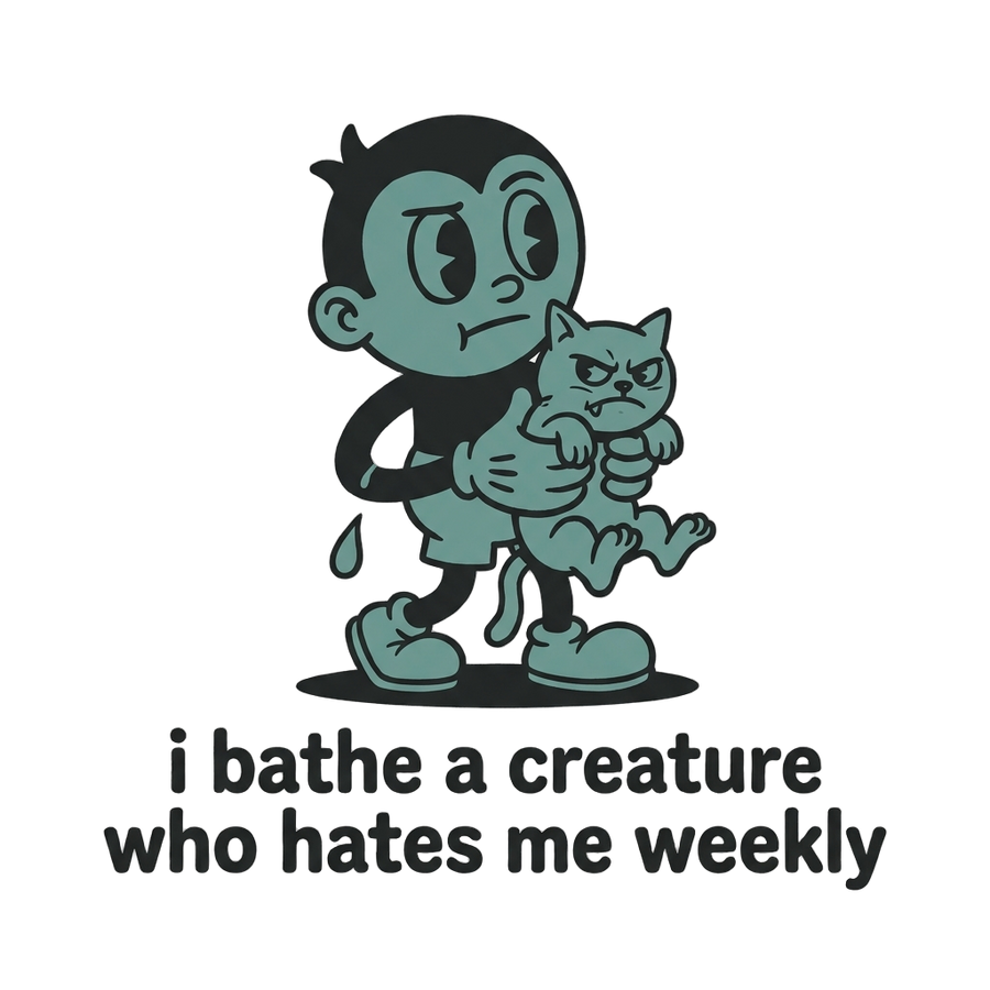 Naive Single-Line Art Character Tee