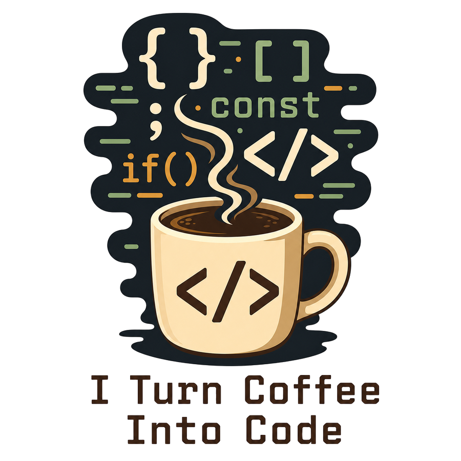 Funny Programmer T-Shirt — Coffee in, Code Out