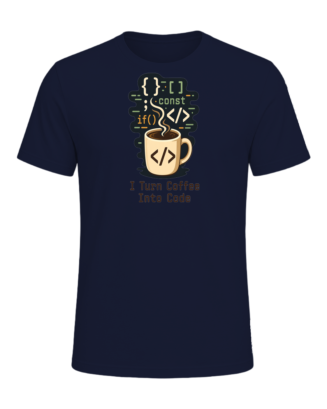 Coffee + Programmer — Navy