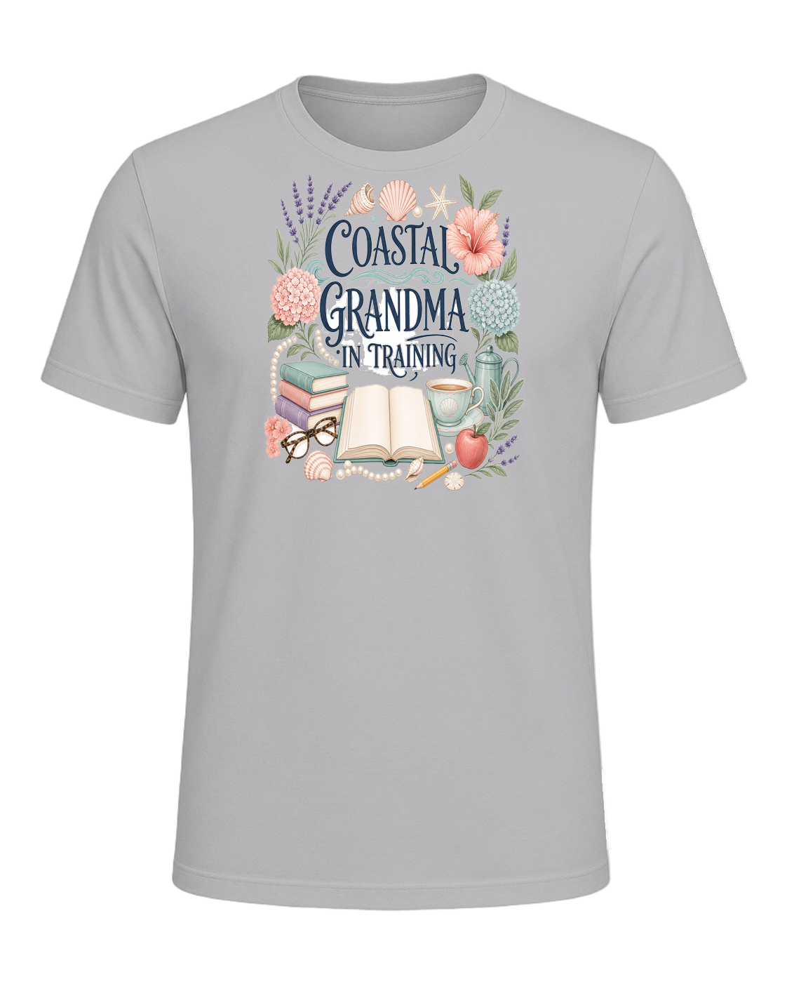 COASTAL GRANDMA IN TRAINING — Athletic Heather