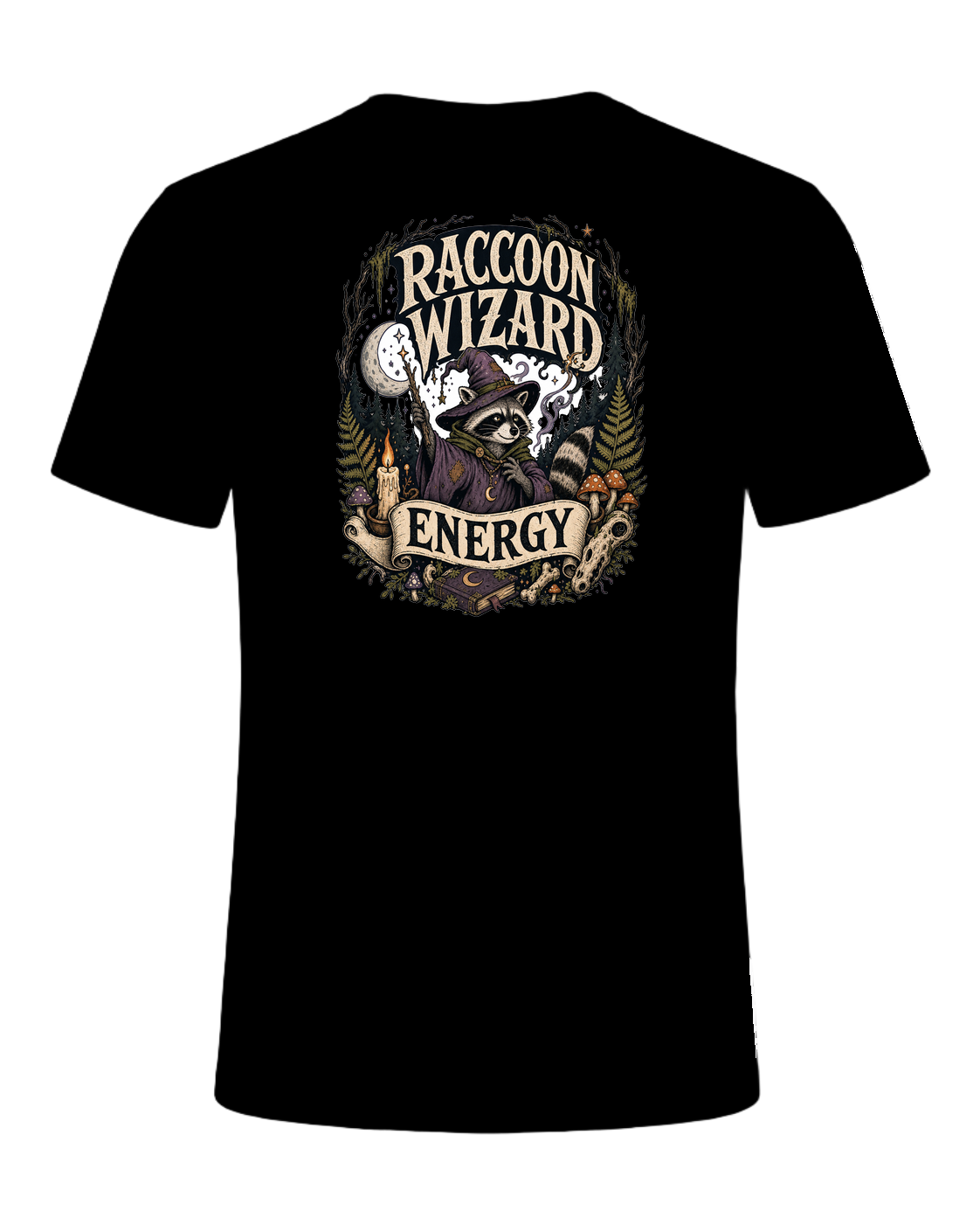 RACCOON WIZARD ENERGY — Black