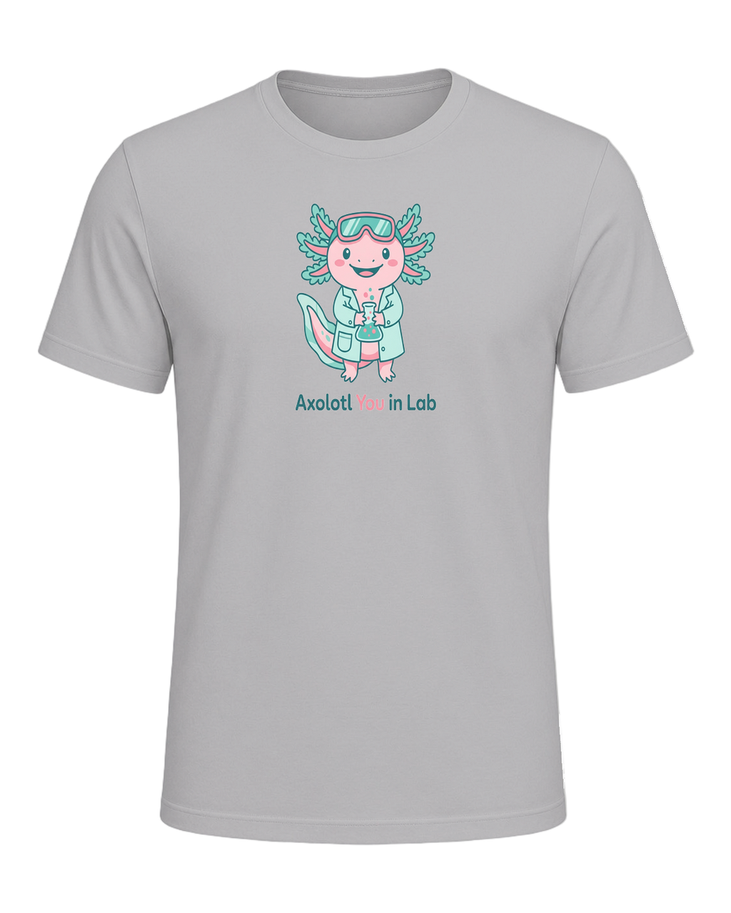 Axolotl Scientist — Athletic Heather