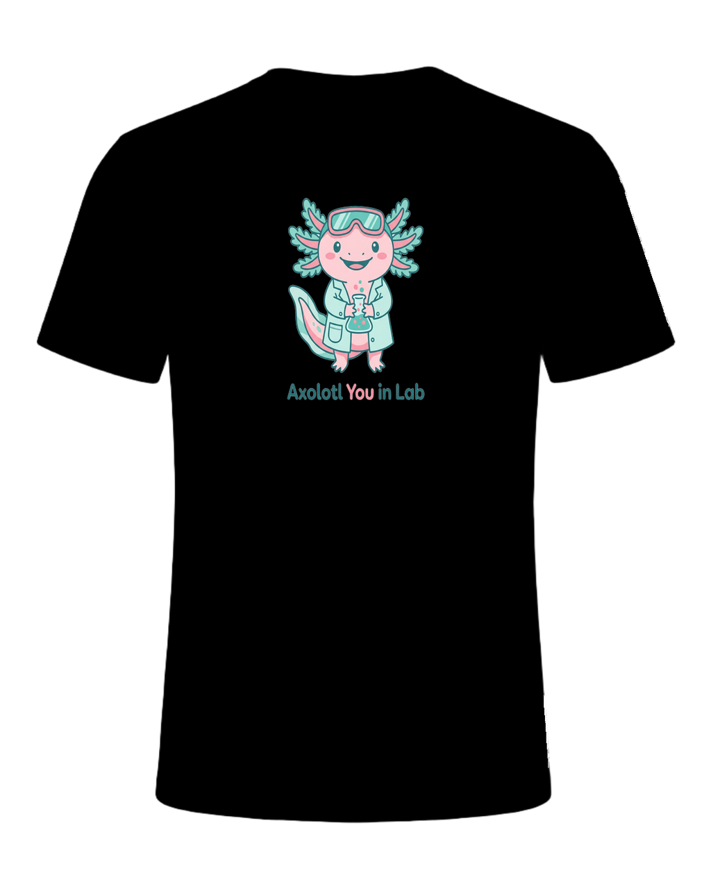 Axolotl Scientist — Black