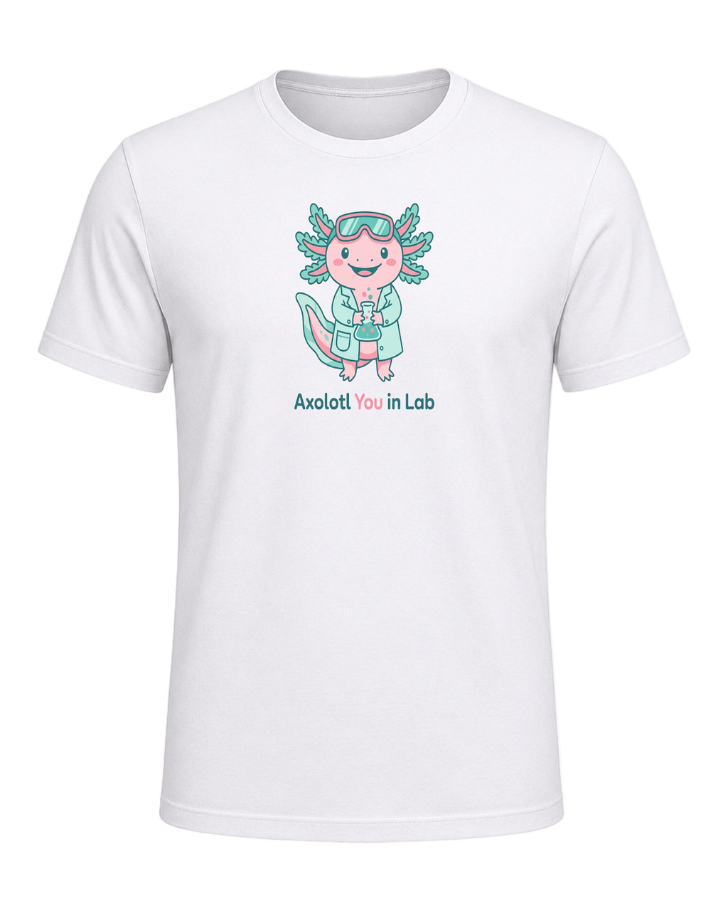 Axolotl Scientist — White
