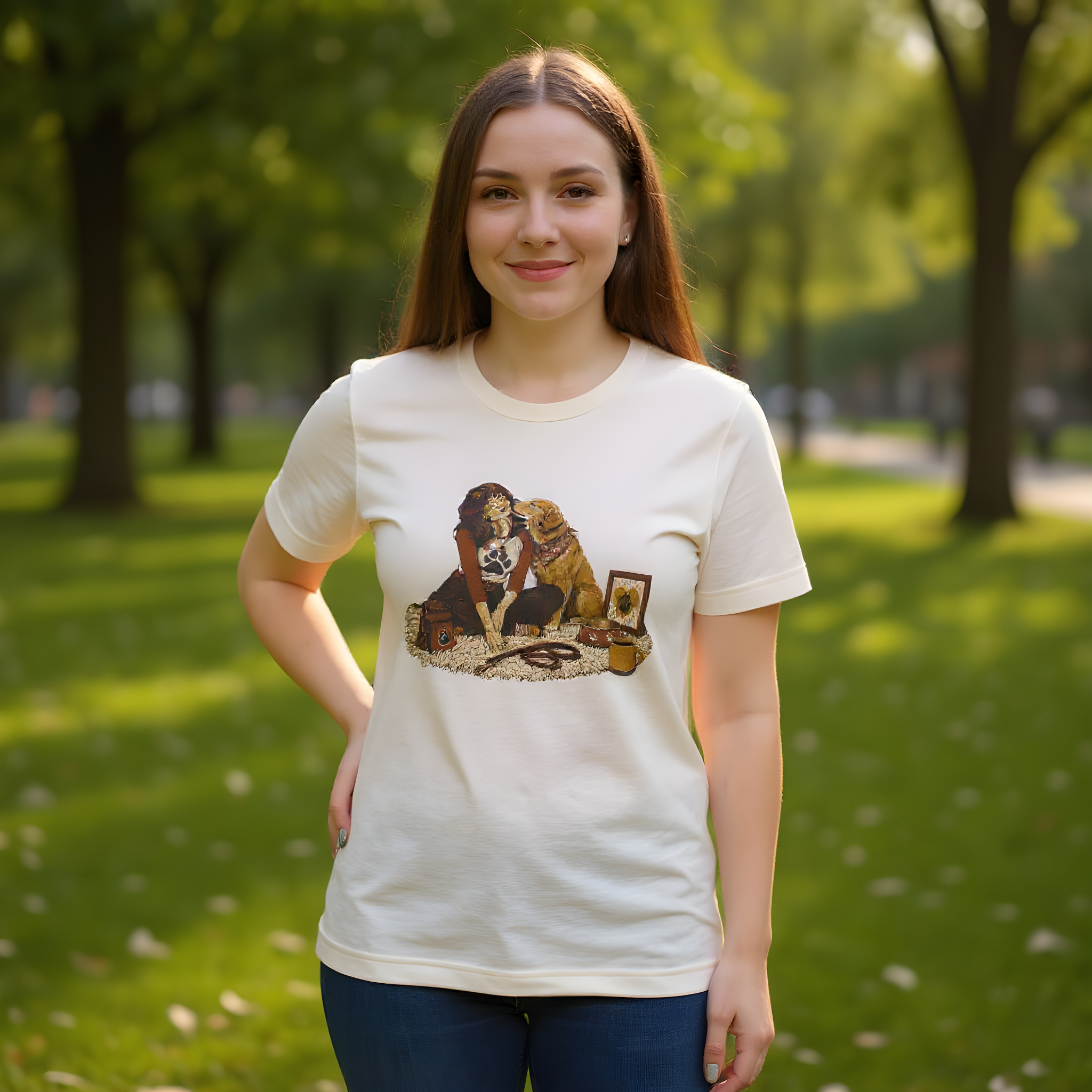Emotional Support Dog T-Shirt — My Therapist Has a Wet Nose — dog mom t-shirt design