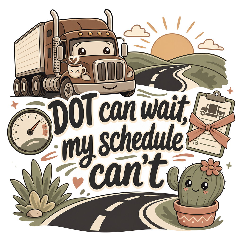 DOT can wait, my schedule can't