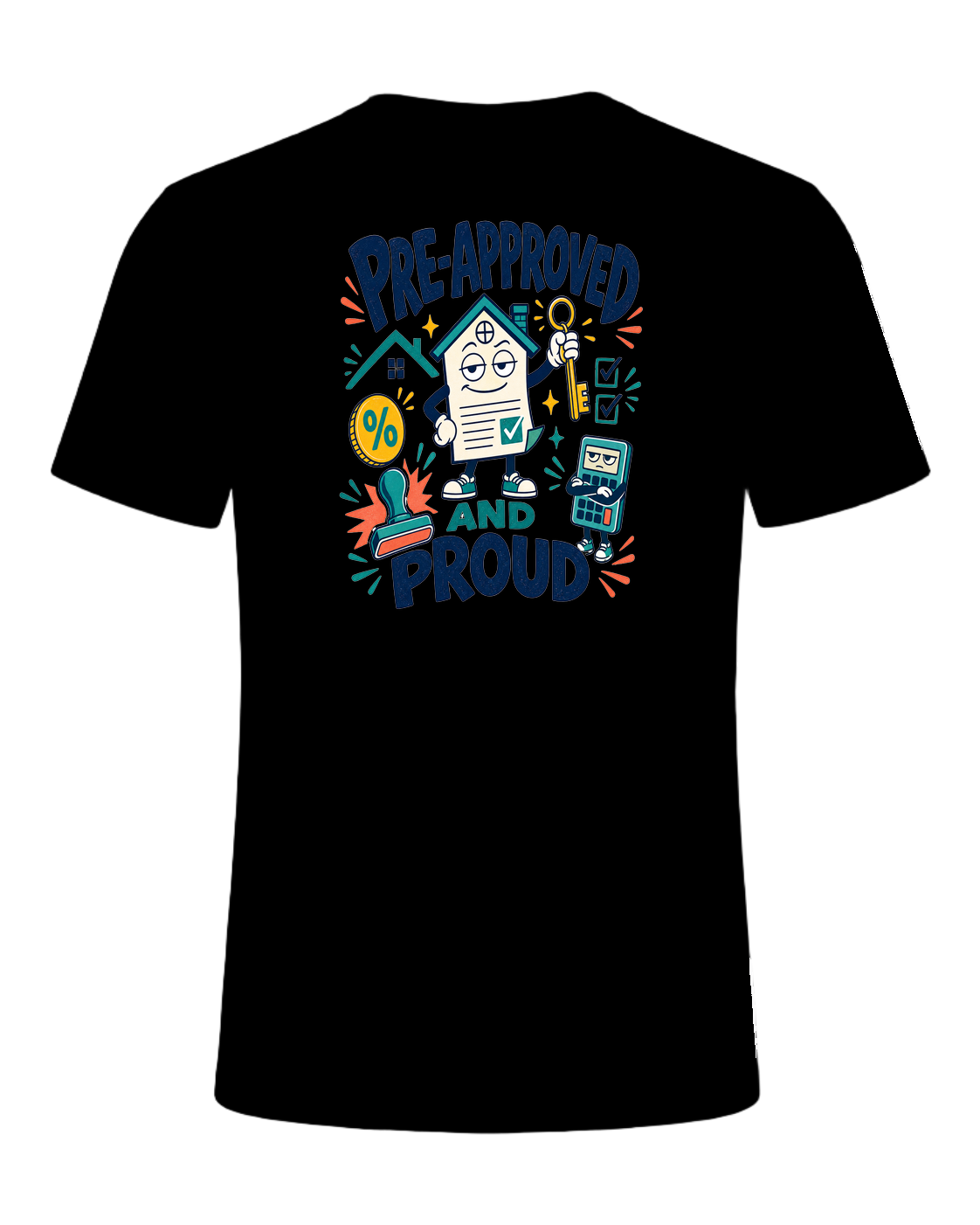 PRE-APPROVED AND PROUD — Black