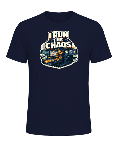 A bold dispatcher shirt for the calm voice running the chaos from the console. — Navy
