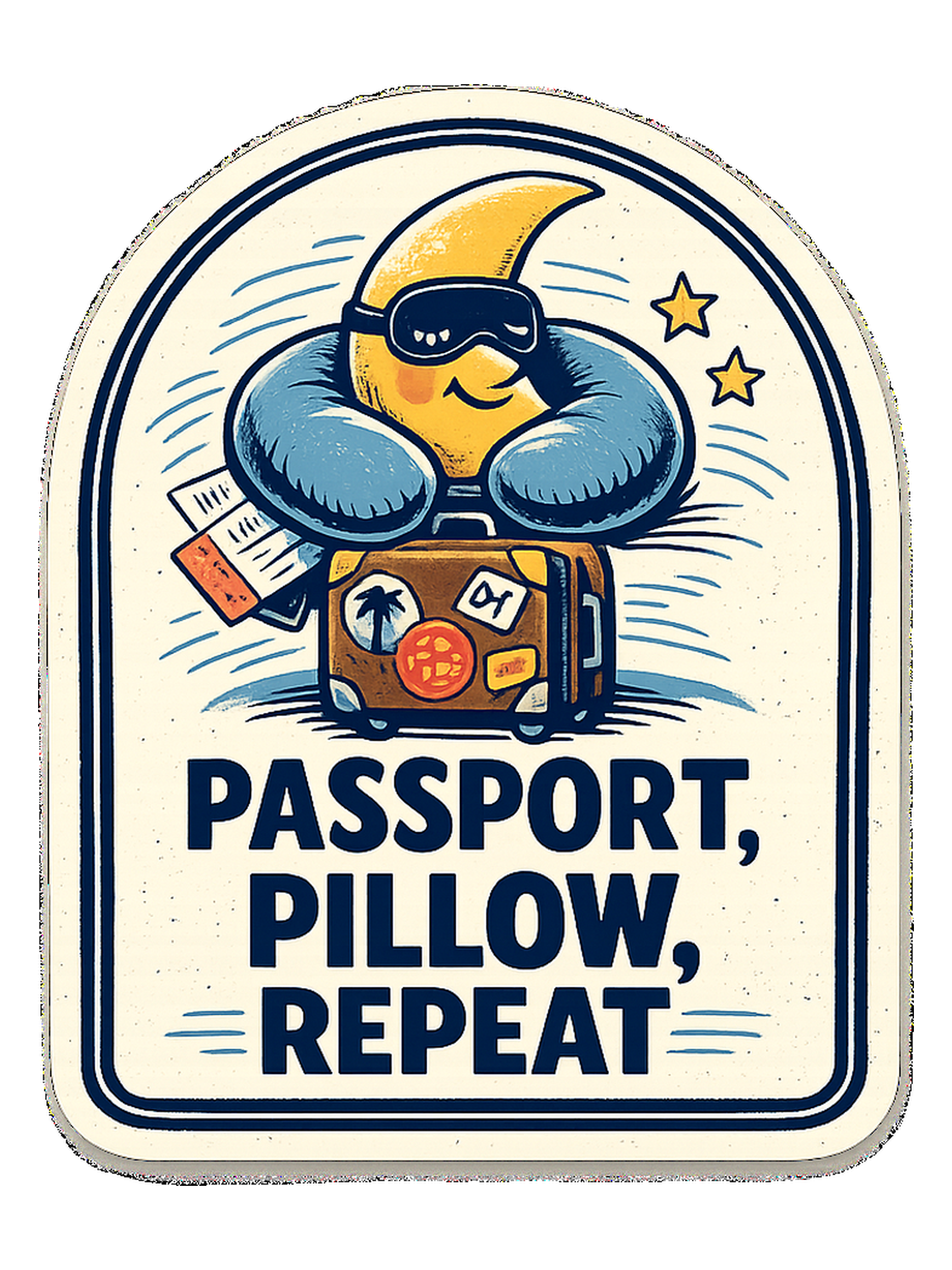 Passport, Pillow, Repeat Tee