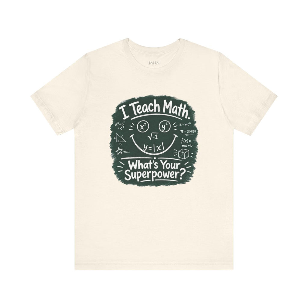 Math Teacher T-Shirt — The Puns Are Non-Negotiable — t-shirt design