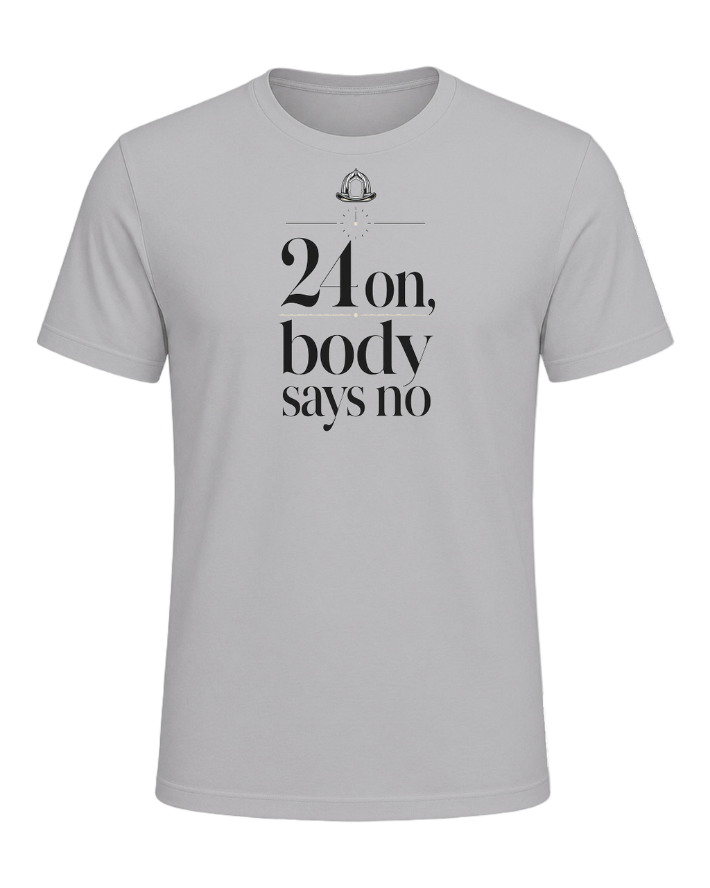 24 on, body says no — Athletic Heather