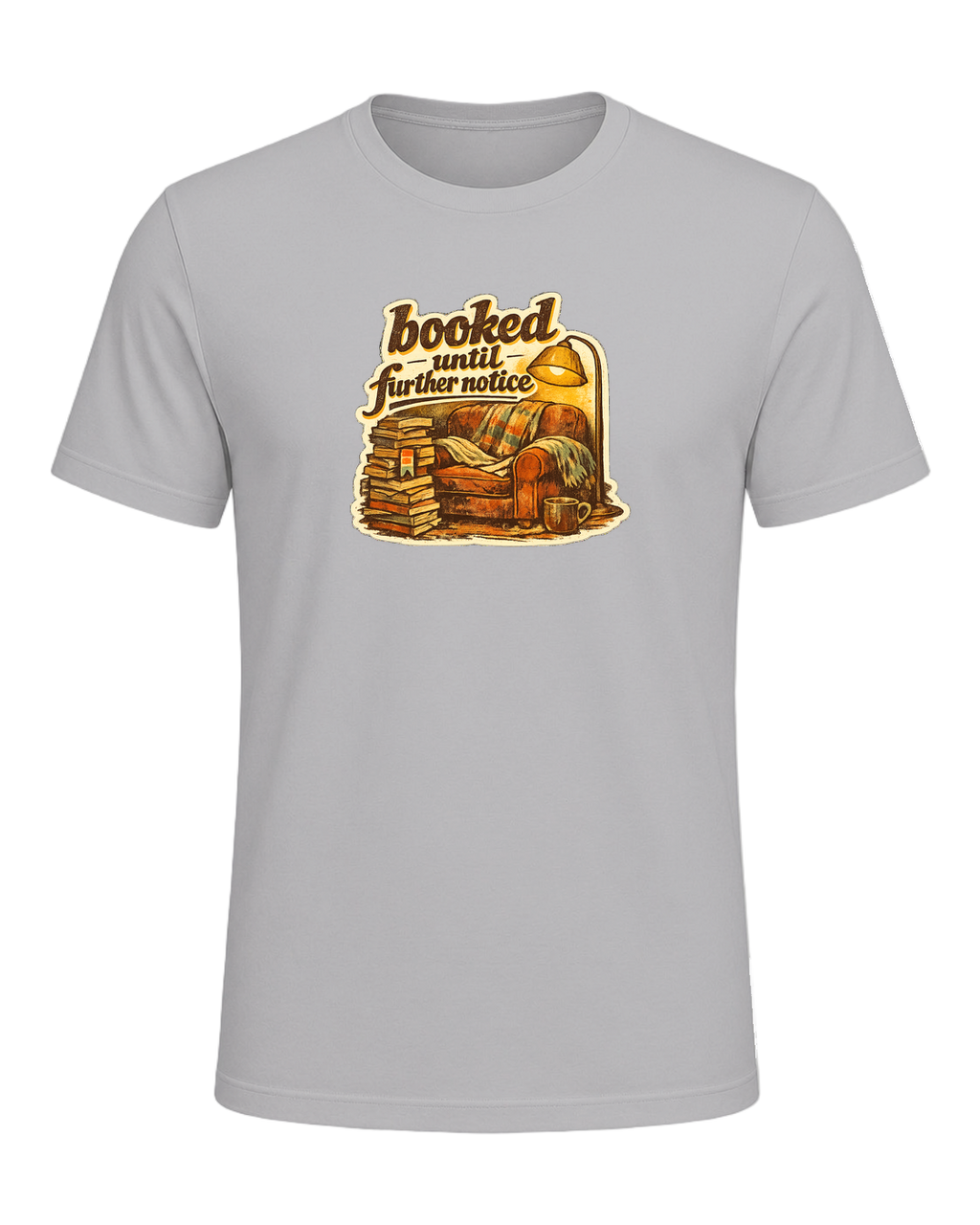 Booked Until Further Notice Tee — Athletic Heather