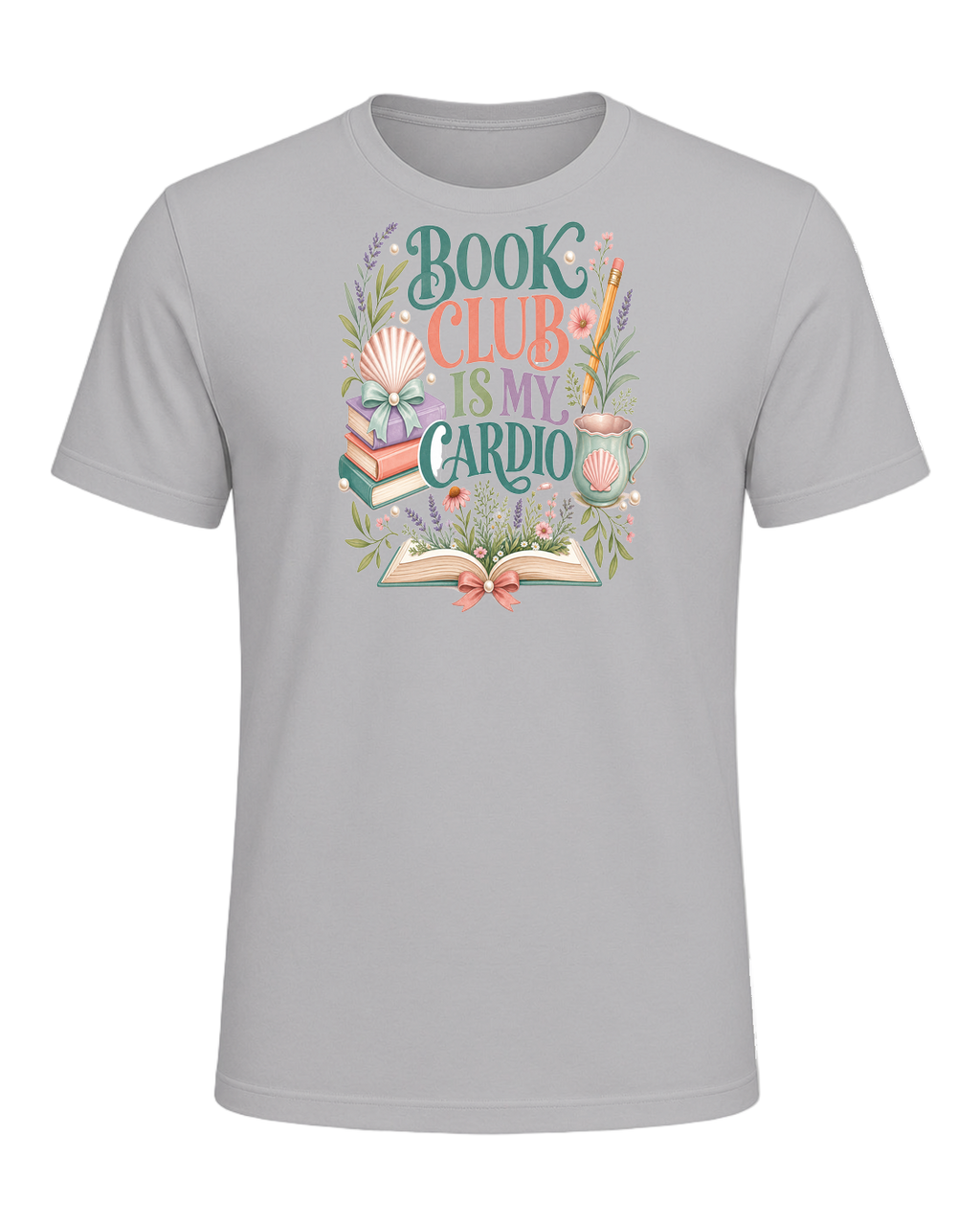 BOOK CLUB IS MY CARDIO — Athletic Heather