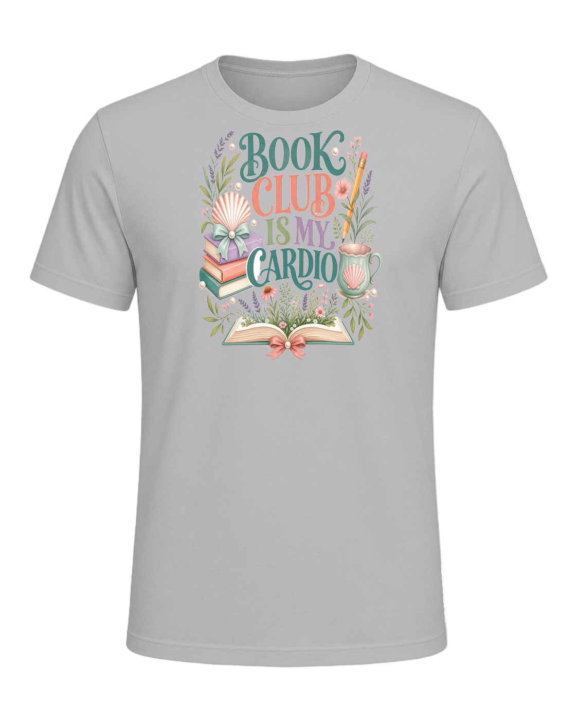 BOOK CLUB IS MY CARDIO — Athletic Heather
