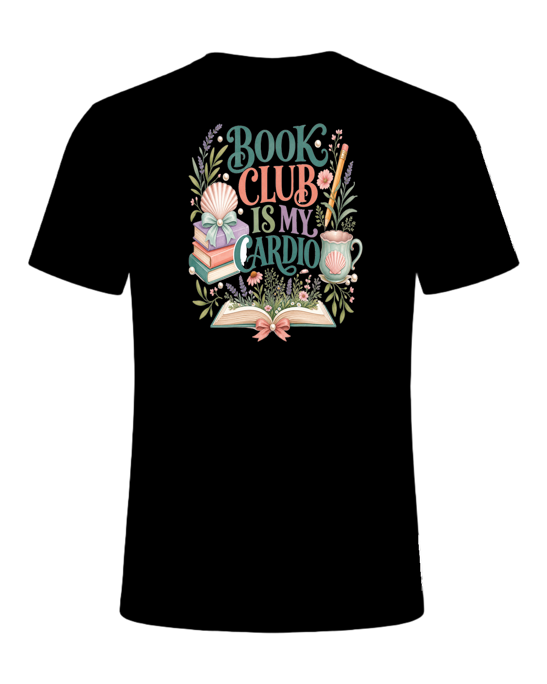 BOOK CLUB IS MY CARDIO — Black