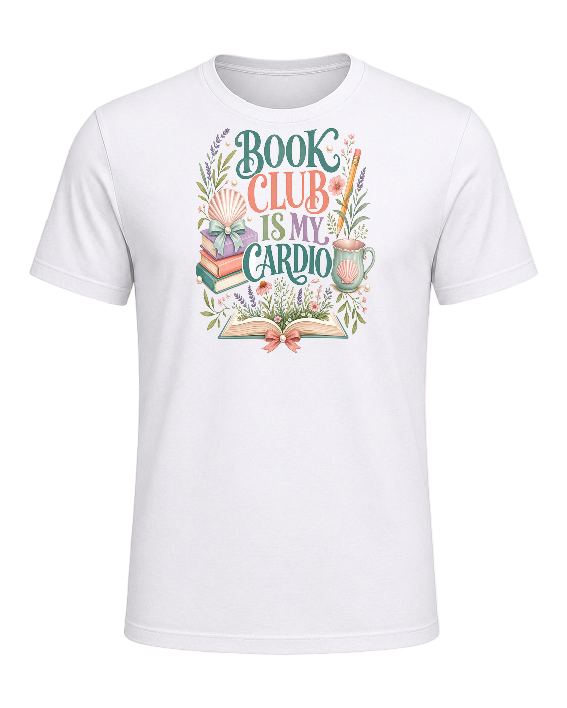 BOOK CLUB IS MY CARDIO — White