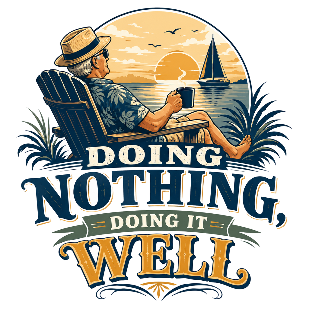 DOING NOTHING, DOING IT WELL