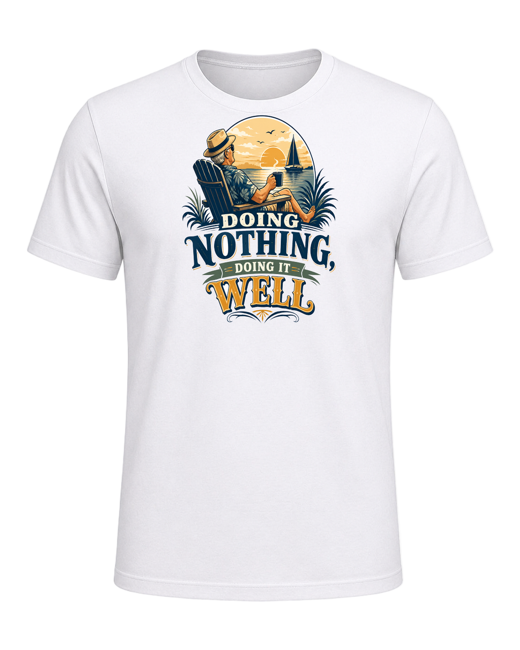 DOING NOTHING, DOING IT WELL — White