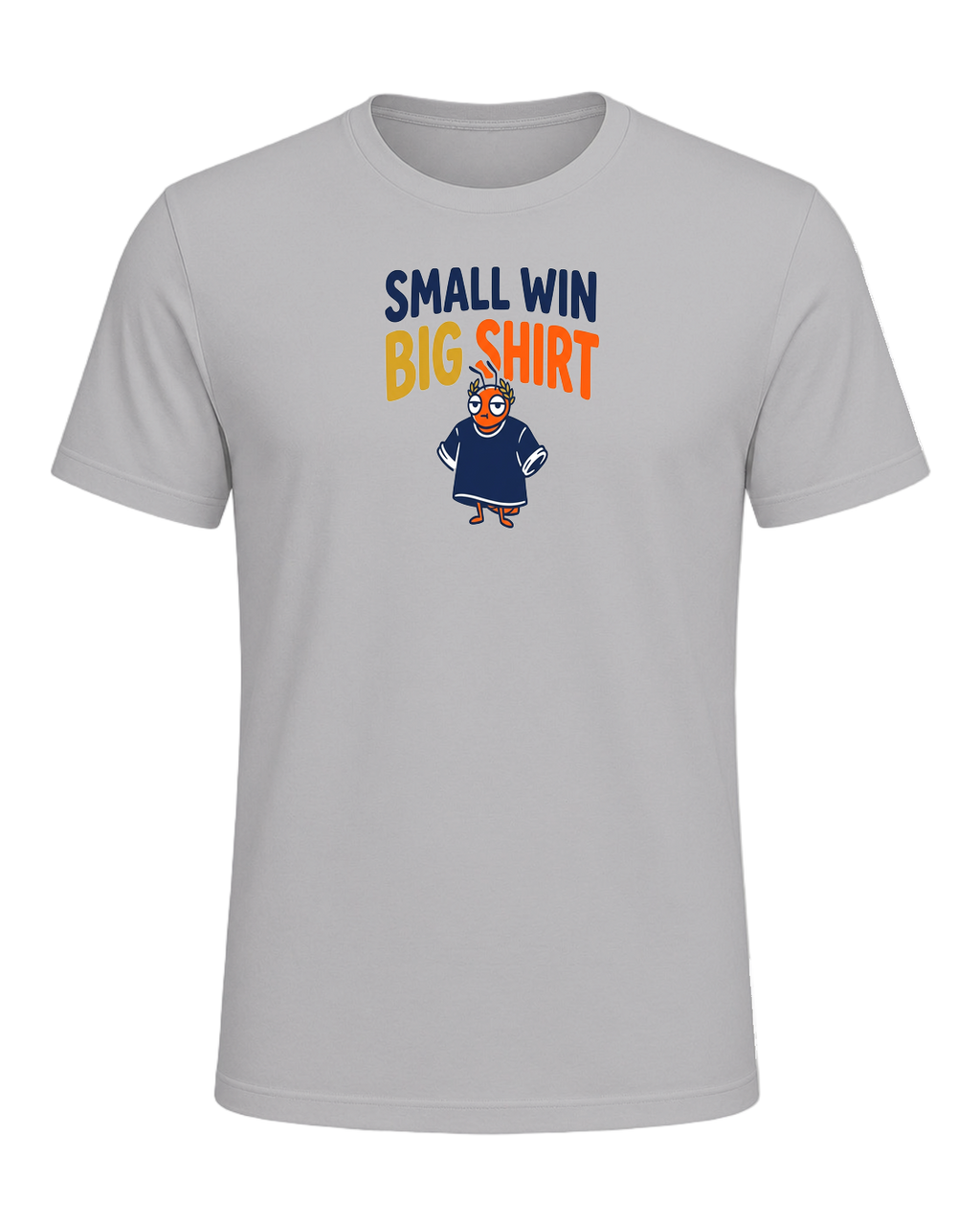 SMALL WIN BIG SHIRT — Athletic Heather