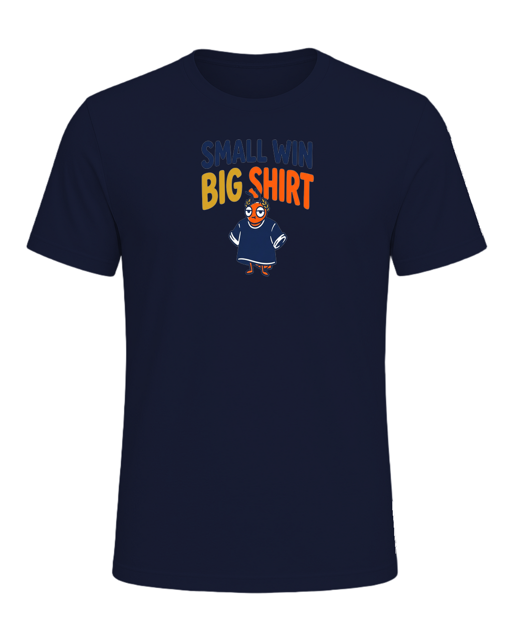 SMALL WIN BIG SHIRT — Navy