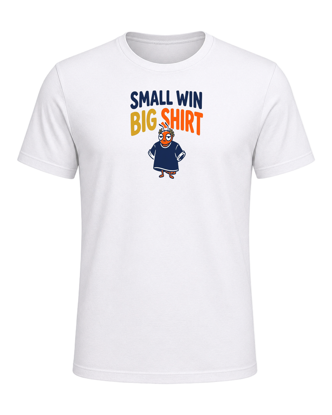 SMALL WIN BIG SHIRT — White