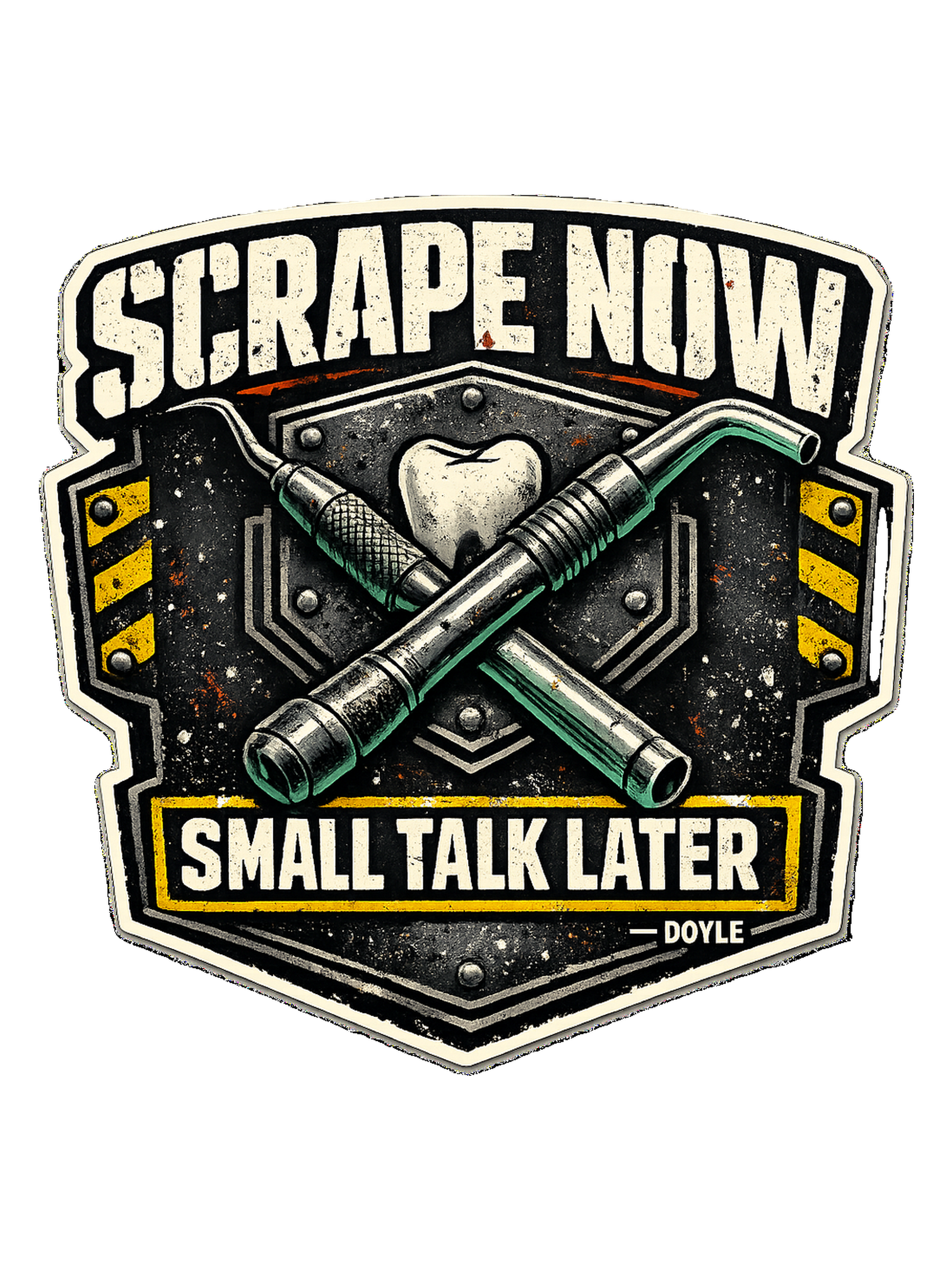 Scrape Now Small Talk Later Tee