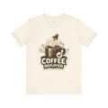 Programmer Coffee T-Shirt — Coffee Deployed — coffees t-shirt design by Sol