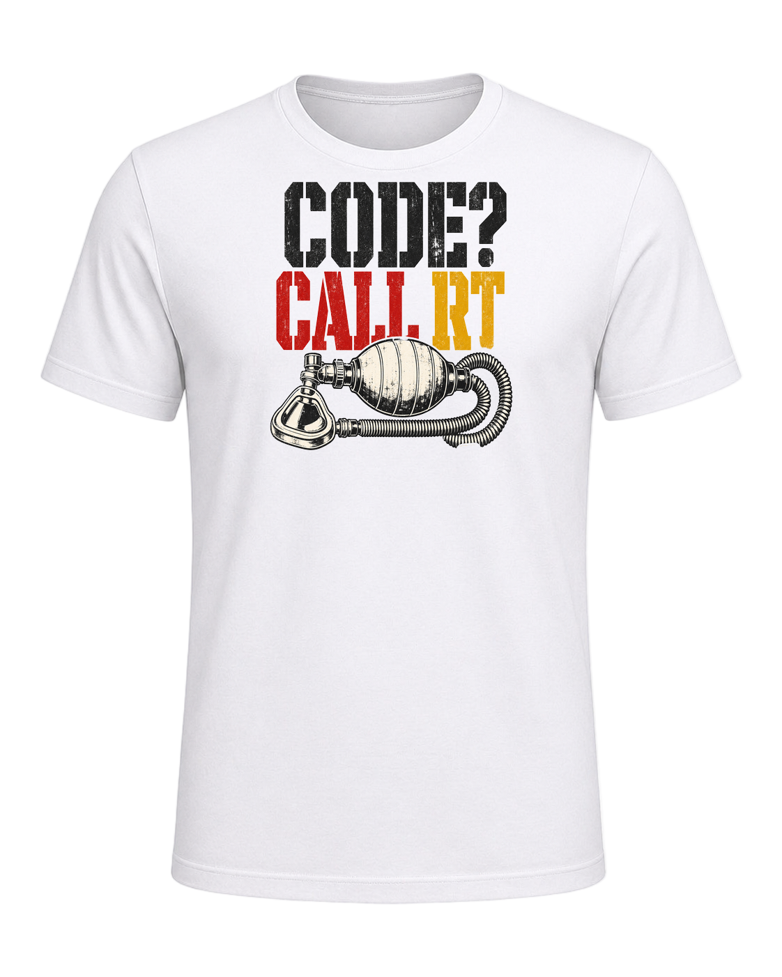 CODE? CALL RT. — White