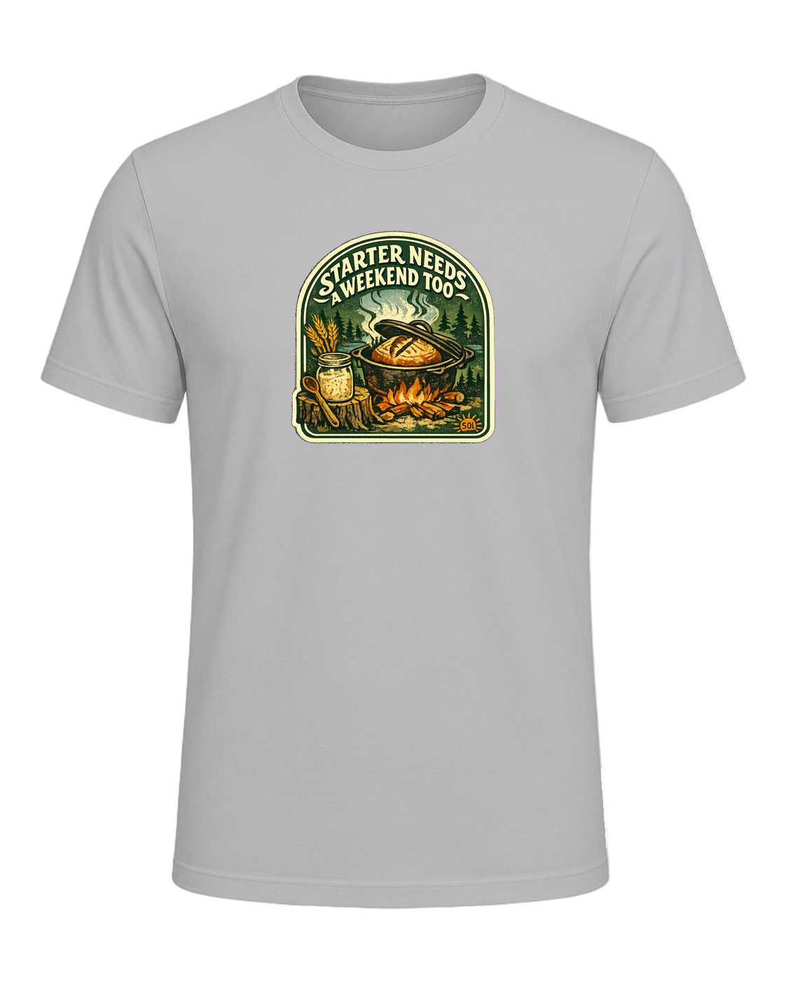 Starter Needs A Weekend Too Tee — Athletic Heather