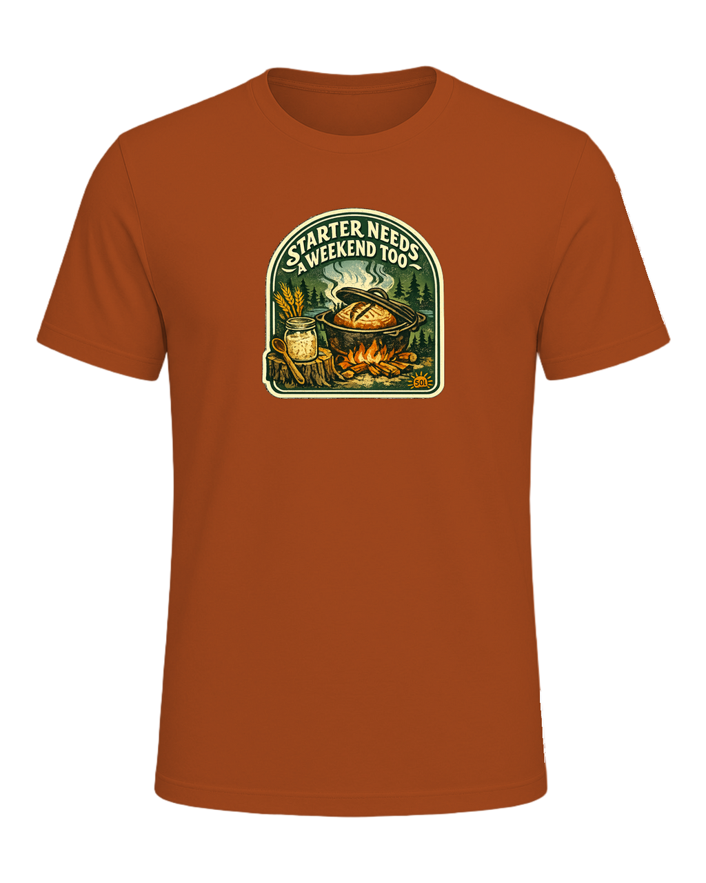 Starter Needs A Weekend Too Tee — Autumn