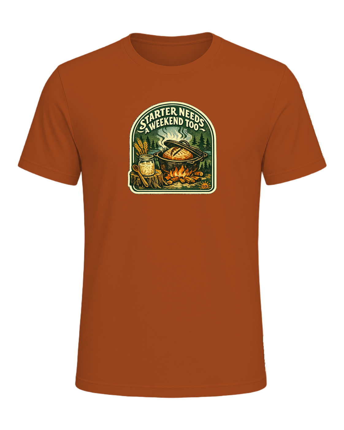 Starter Needs A Weekend Too Tee — Autumn