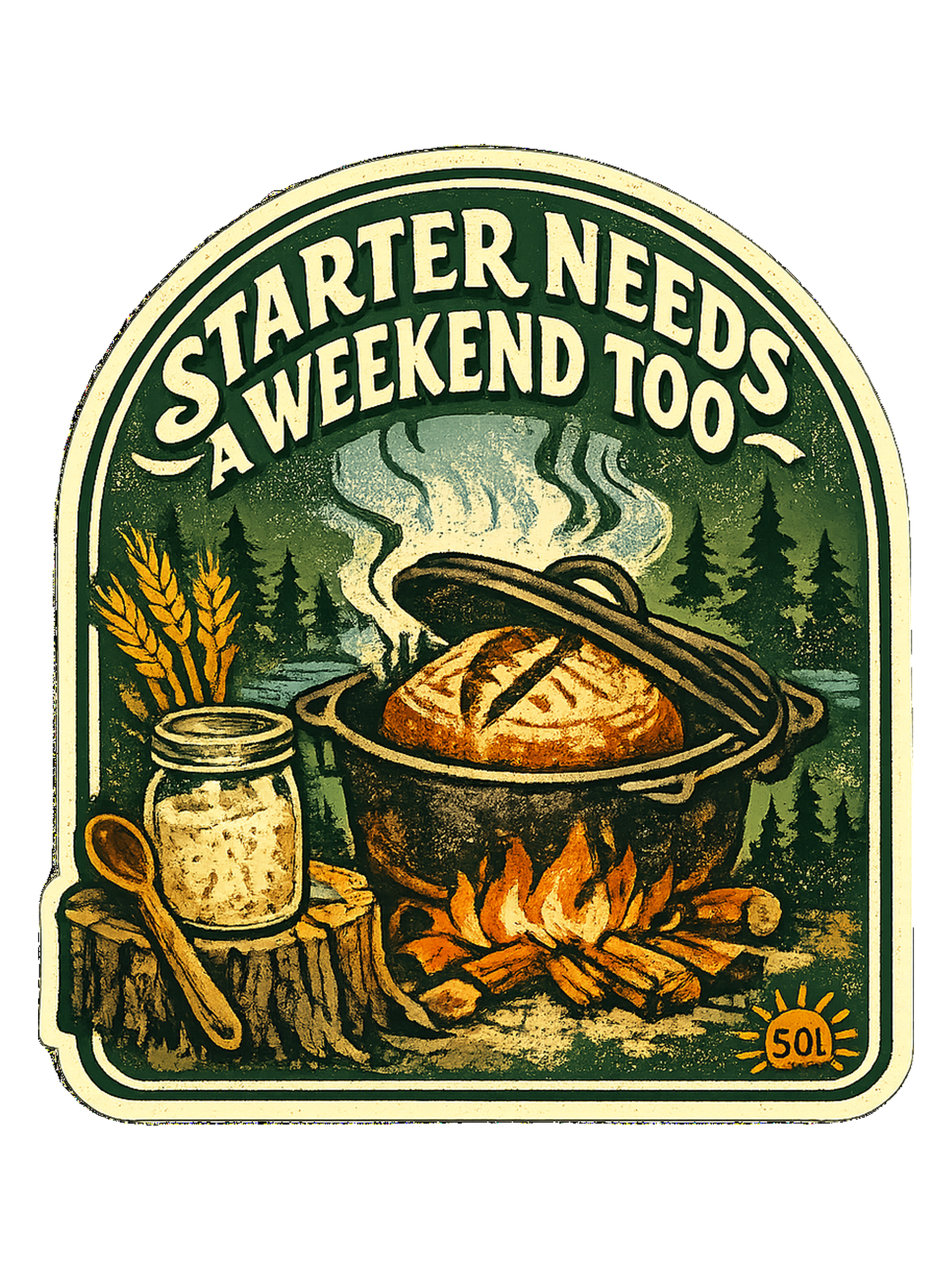 Starter Needs A Weekend Too Tee