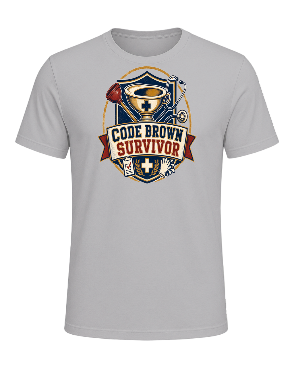CODE BROWN SURVIVOR — Athletic Heather