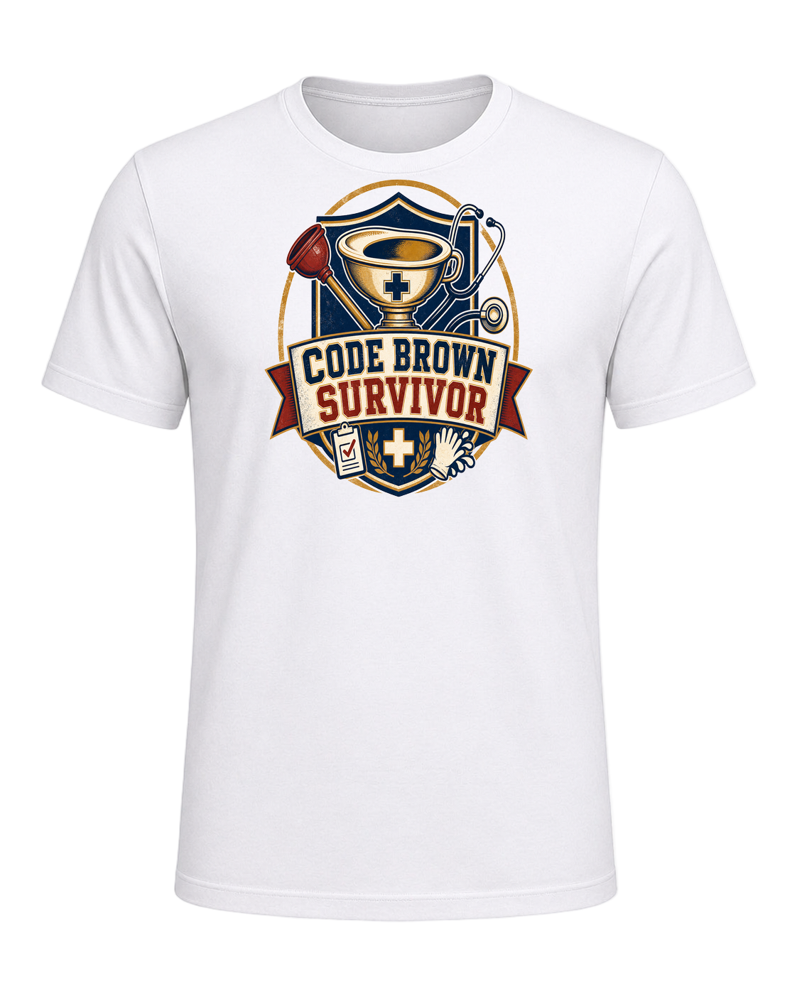 CODE BROWN SURVIVOR — White