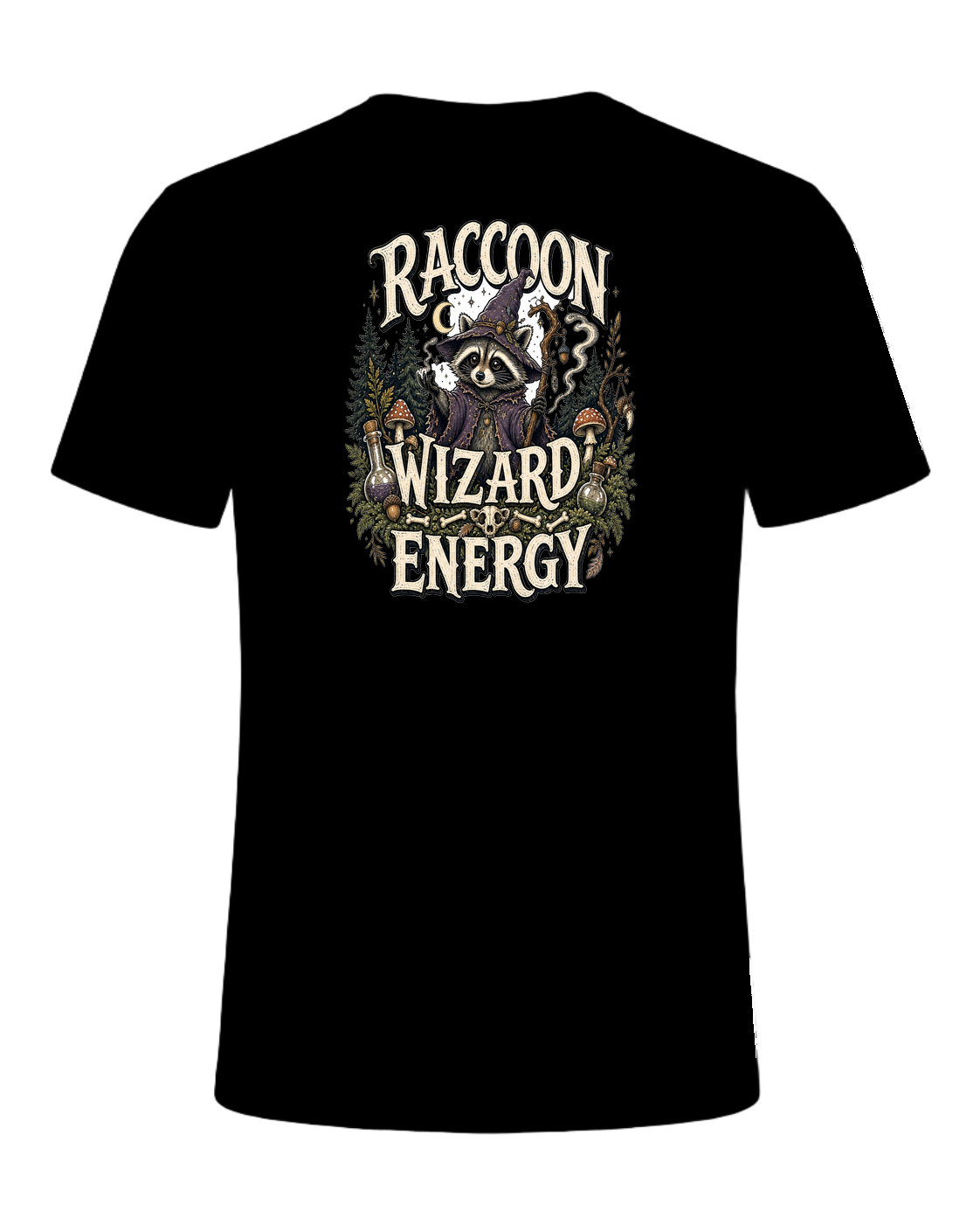RACCOON WIZARD ENERGY — Black