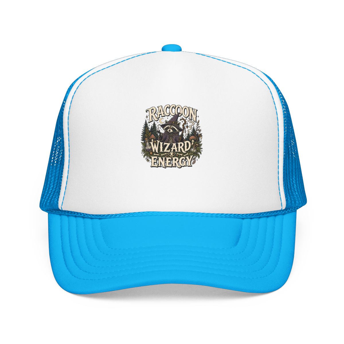 Funny Raccoon Hat — Raccoon Wizard Energy — hat design