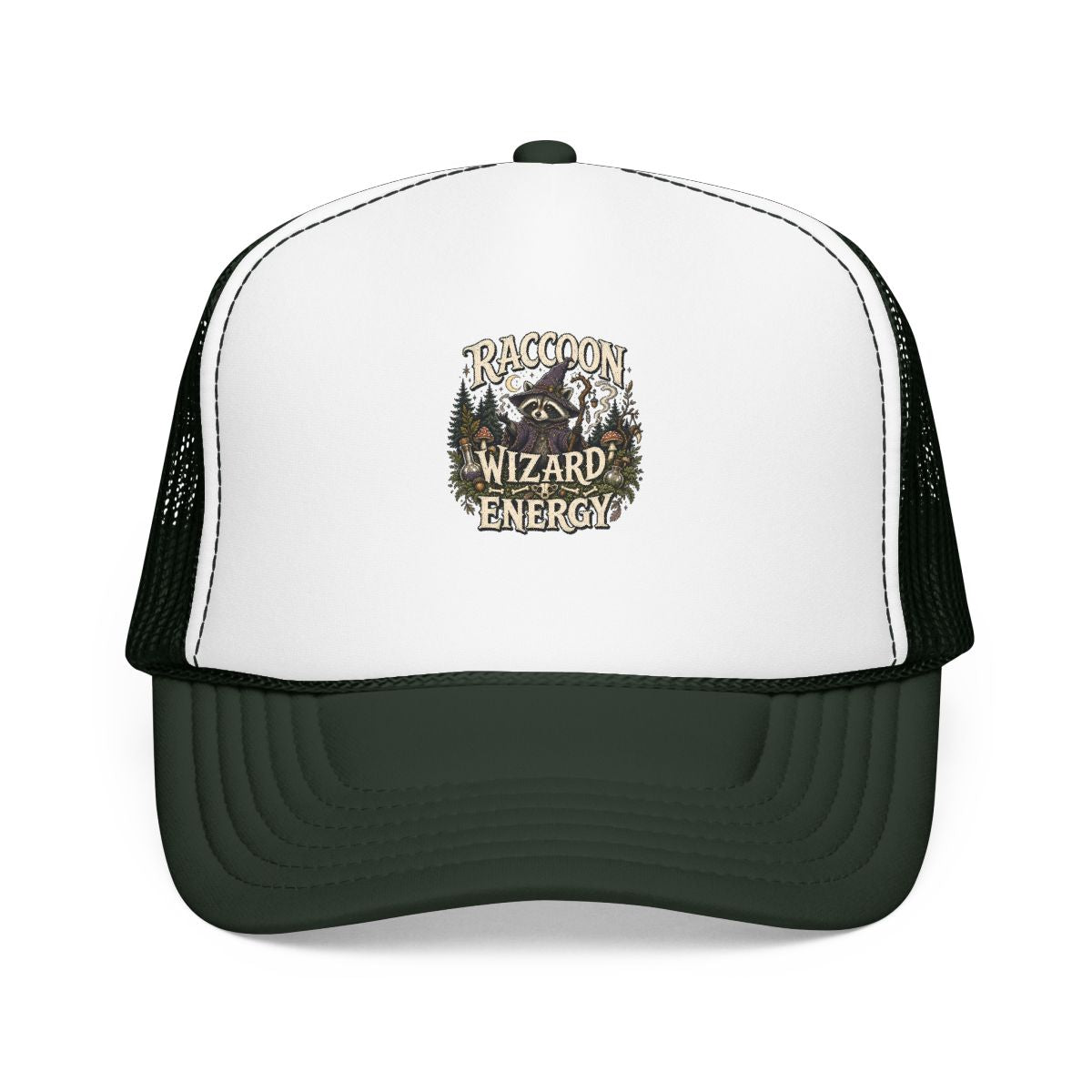Funny Raccoon Hat — Raccoon Wizard Energy — hat design
